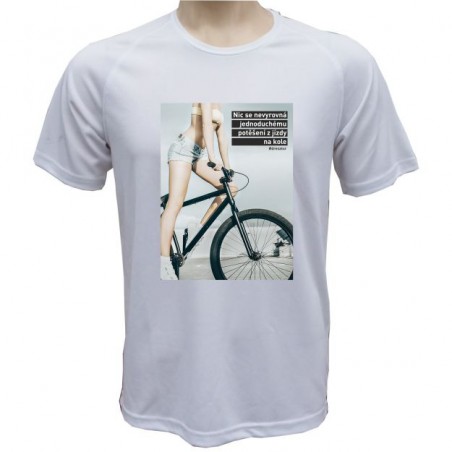 Funkční cyklo tričko Potěšení z jízdy