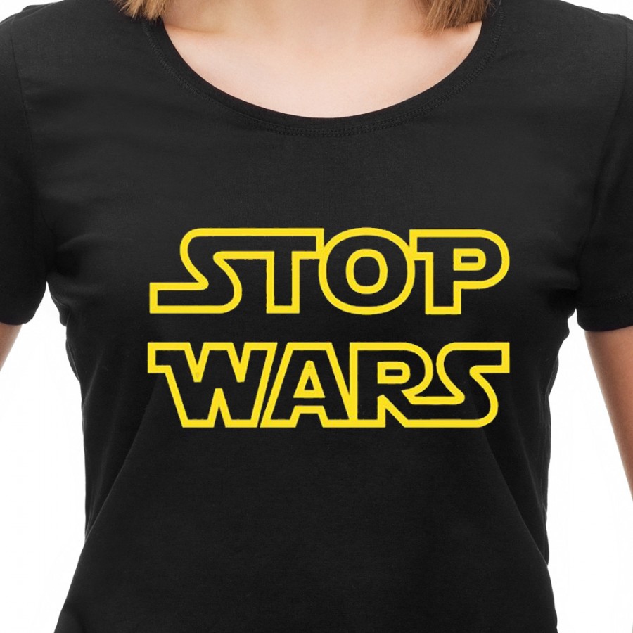 Protivojnové tričko Stop Wars dámske