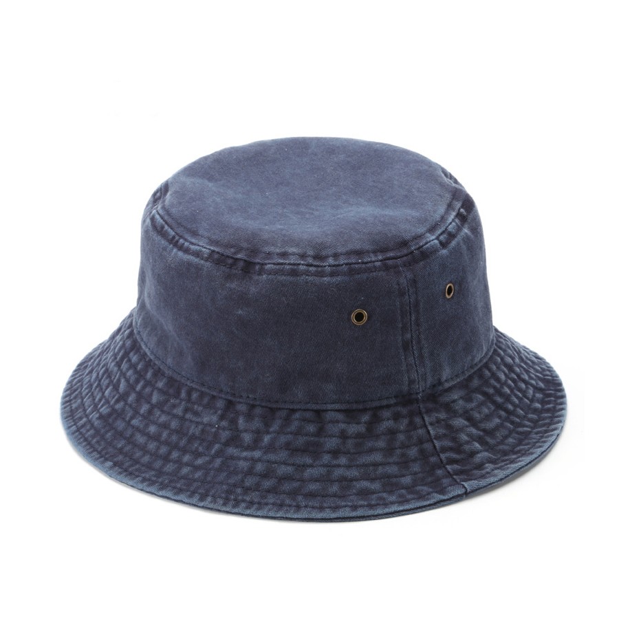 Denim letný klobúčik modrý