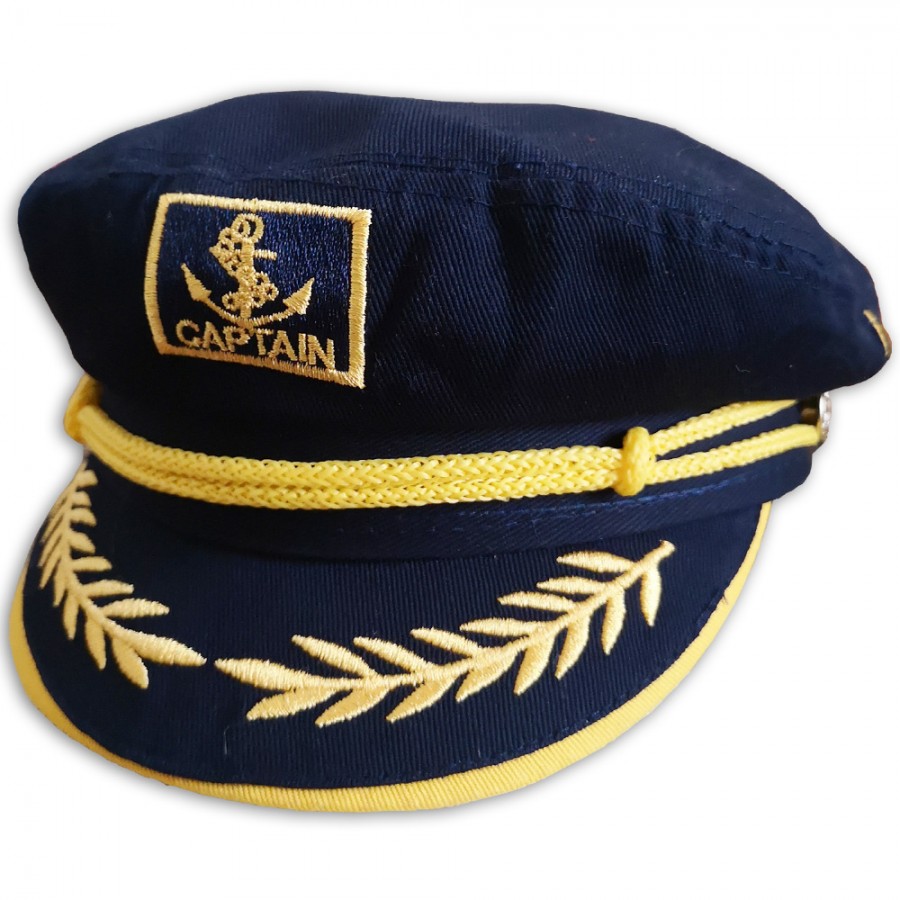 Detská námornícka čiapka Kapitán modrá