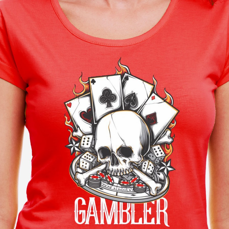 Tričko Gambler dámske