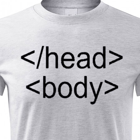 Tričko Programátor Head Body