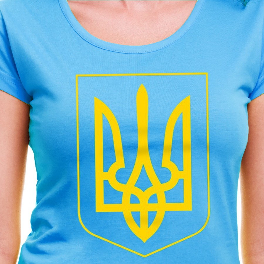 Tričko Ukrajina Znak dámske