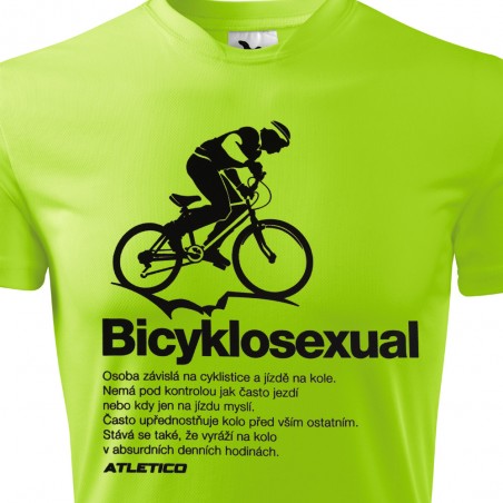 Funkčné cyklo tričko Bicyklosexual