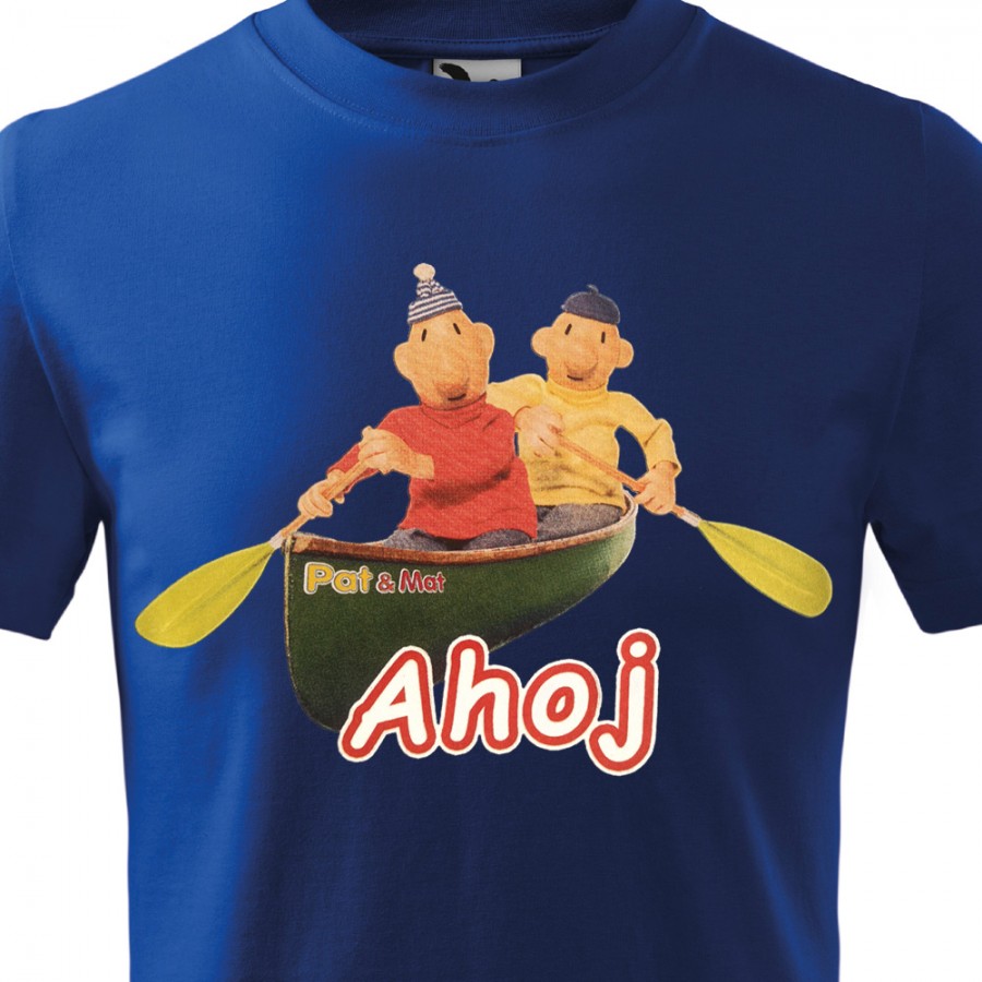 Dětské tričko Pat a Mat Ahoj