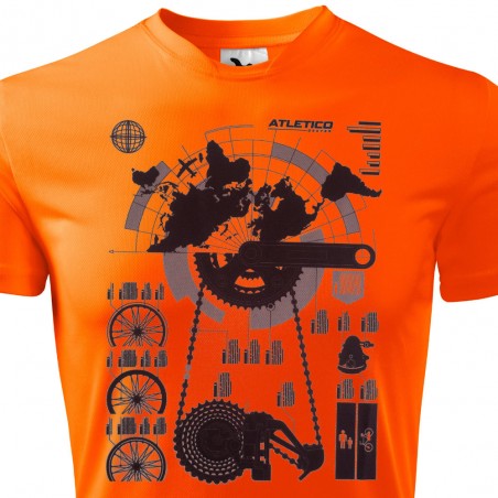 Funkčné tričko Svet cyklistu