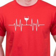 Tričko EKG Víno