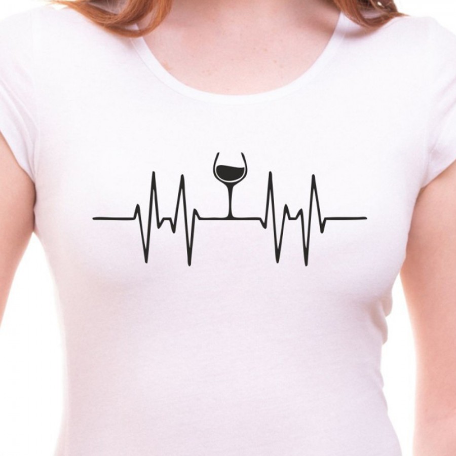 Tričko EKG Víno dámské