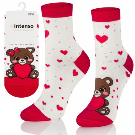 Ponožky valentýnské Zamilovaný Medvídek
