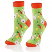 Ponožky velikonoční Zajíček a mrkvička