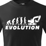 Tričko Evolúcia Bager