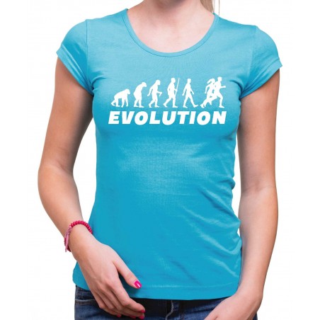 Tričko Evolúcia Beh dámske