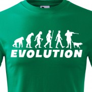 Tričko Evolúcia Poľovník