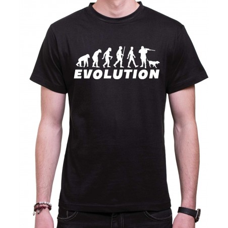 Tričko Evolúcia Poľovník