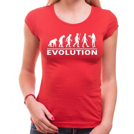 Tričko Evoluce Číšník dámské