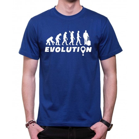 Tričko Evolúcia Cestovanie