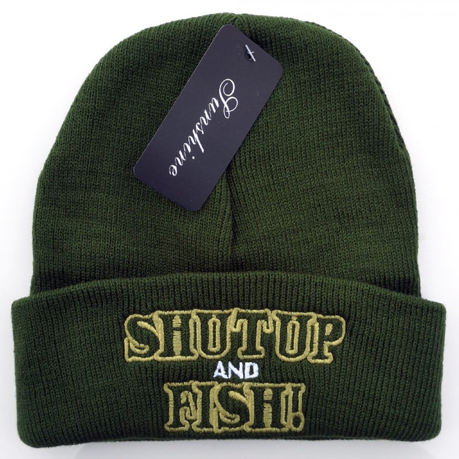 Rybárska zimná čiapka Shut Up
