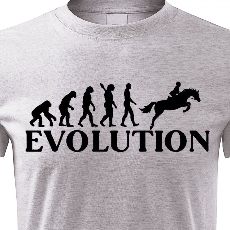 Tričko Evolúcia Kôň