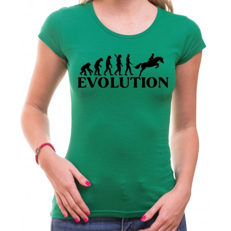 Tričko Evoluce Kůň dámské