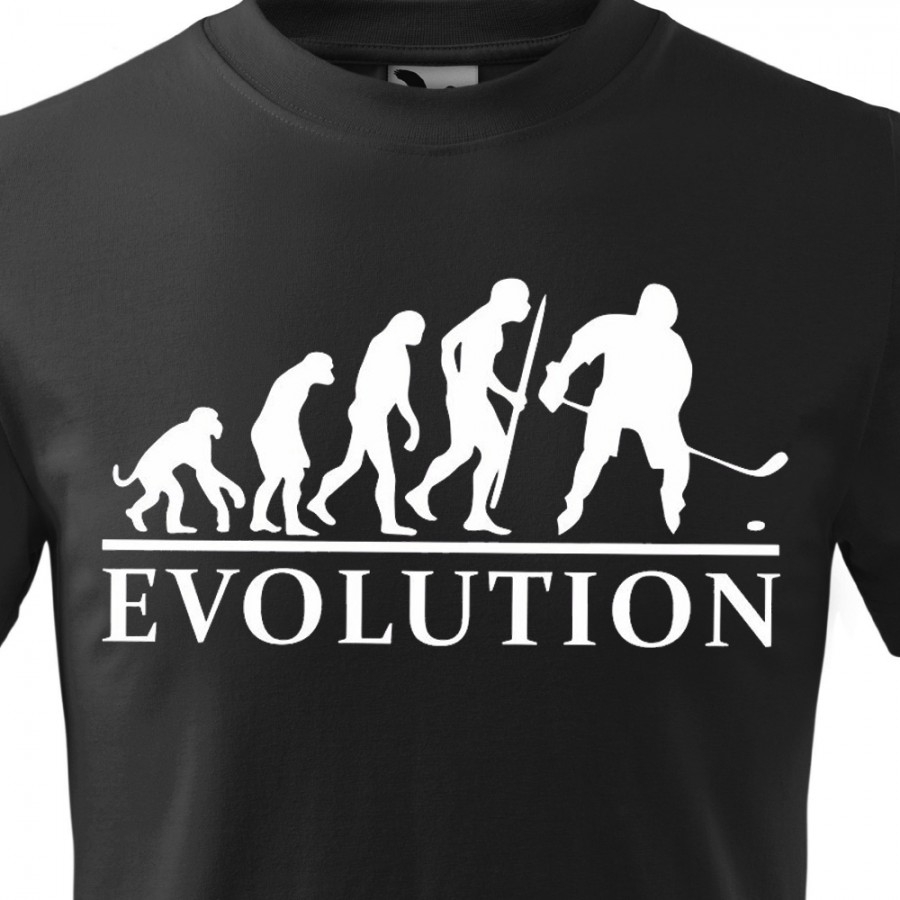 Tričko Evolúcia Hokejista