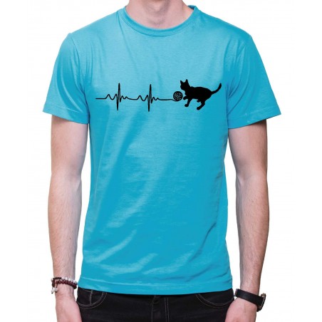 Tričko EKG Kočka