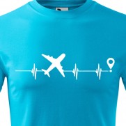 Tričko EKG Letadlo