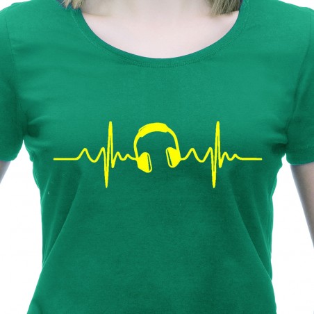 Tričko EKG Hudba dámské