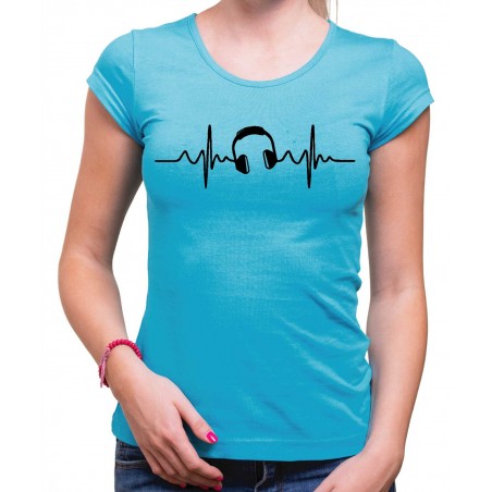 Tričko EKG Hudba dámské