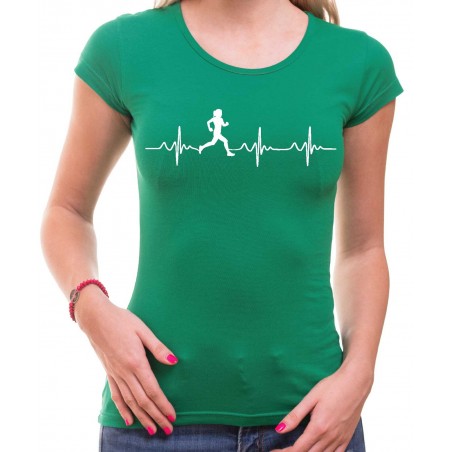 Tričko EKG Běh dámské