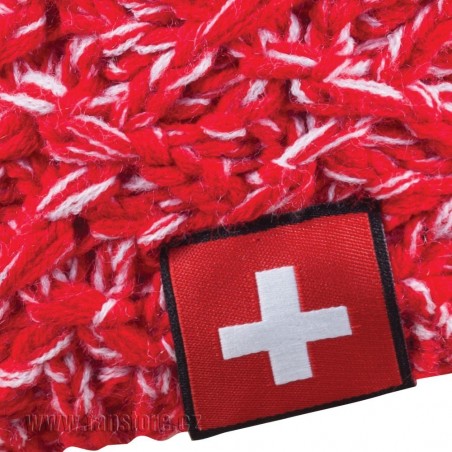 Zimná čiapka Patriot Švajčiarsko, detail