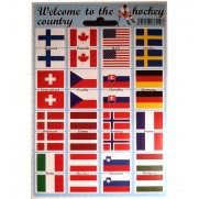 Sada vlajočiek Hokejovej krajiny