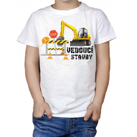 Dětské tričko Vedoucí stavby