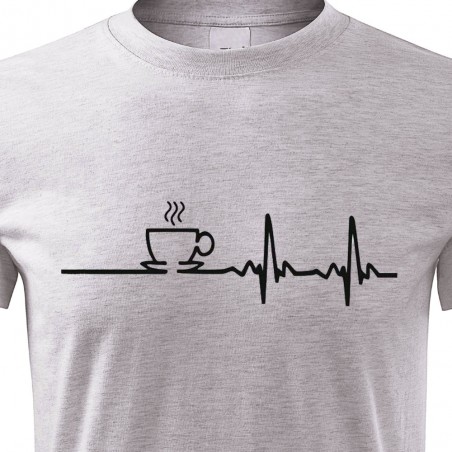 Tričko EKG Káva