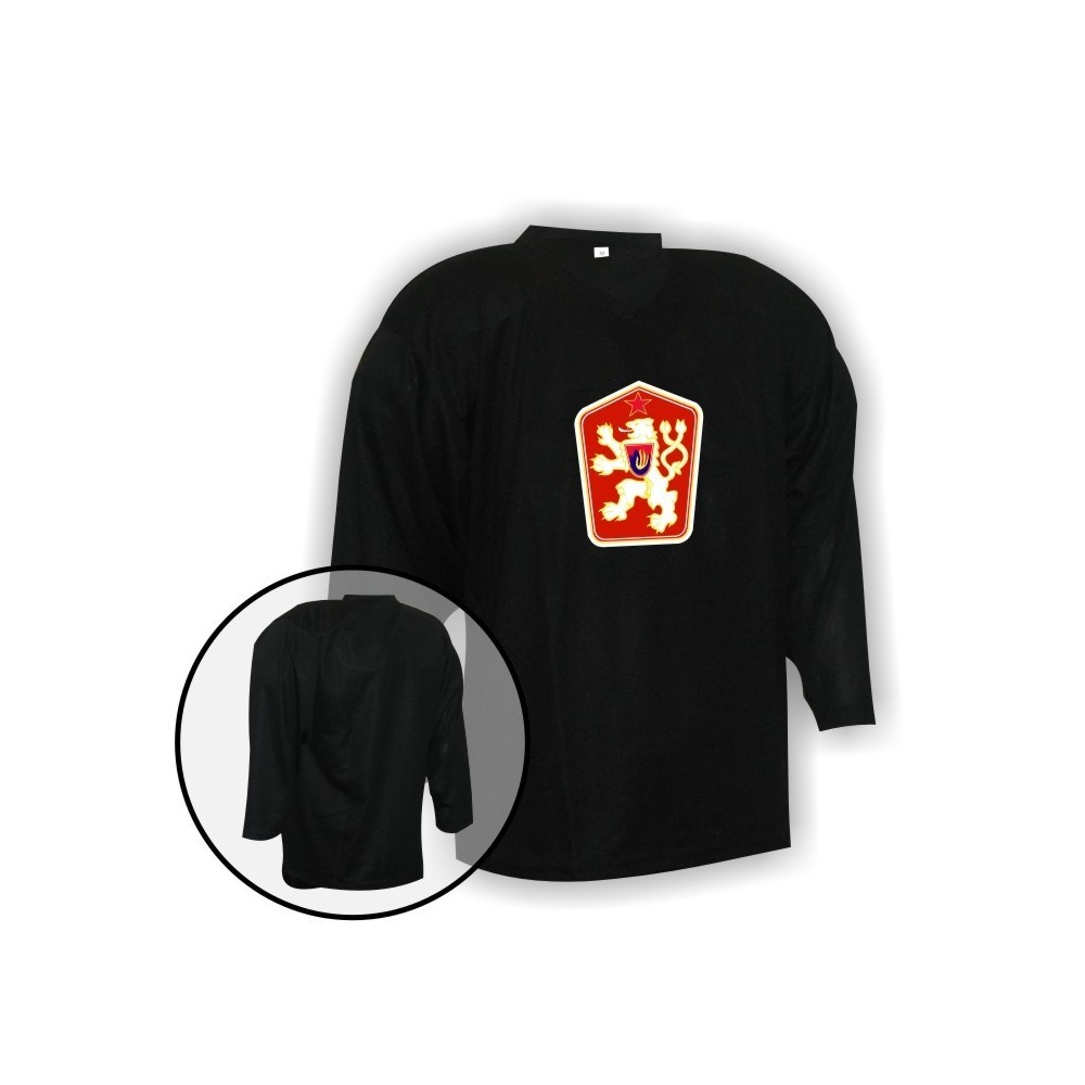 Hokejový dres Camp so znakom ČSSR čierny