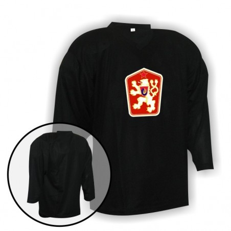 Hokejový dres Camp so znakom ČSSR čierny