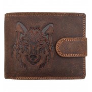 Kožená peňaženka Vlk
