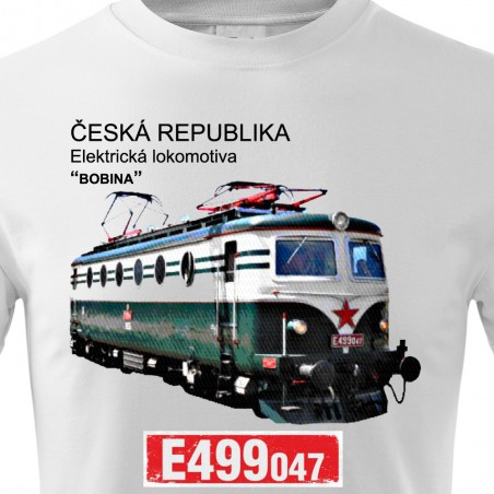 Tričko Lokomotiva E499 - Bobina