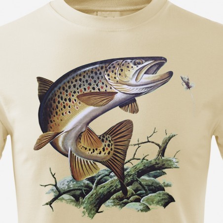 Rybářské tričko Pstruh
