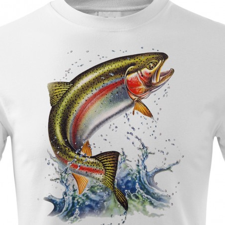 Rybářské tričko Pstruh duhový