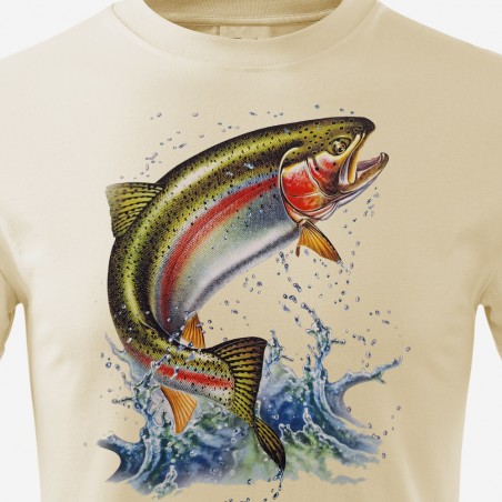 Rybárske tričko Pstruh dúhový