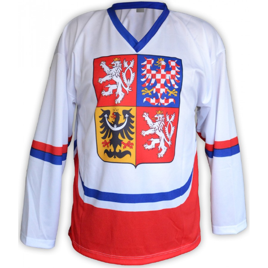 Hokejový dres ČR bílý