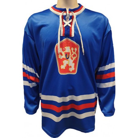 Hokejový retro dres ČSSR  1969 modrý