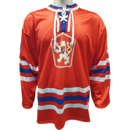 Hokejový retro dres ČSSR  1976 červený