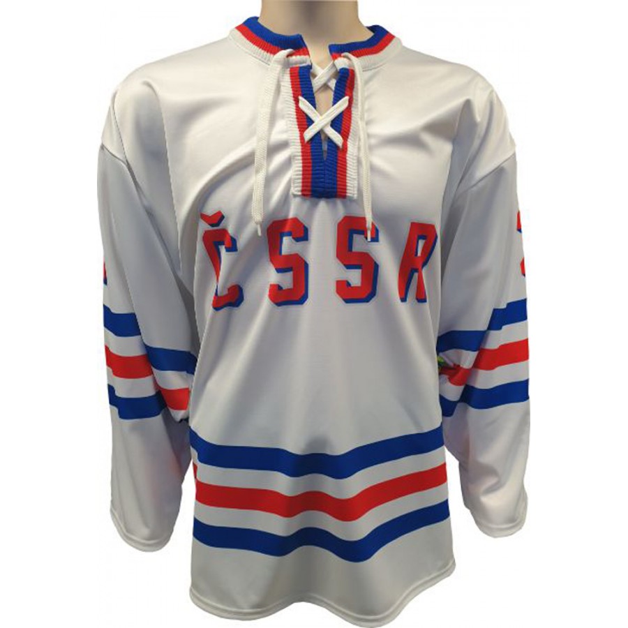 Hokejový retro dres ČSSR 1968 bílý