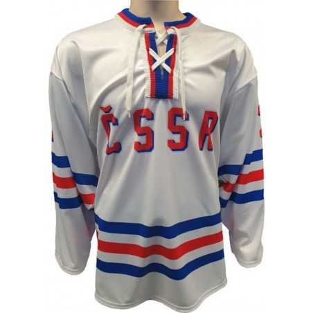 Hokejový retro dres ČSSR 1968 bílý