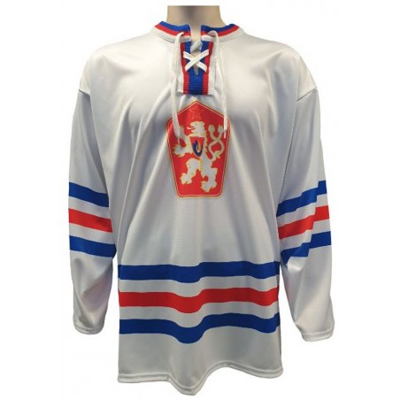 Hokejový retro dres ČSSR  1976 bílý