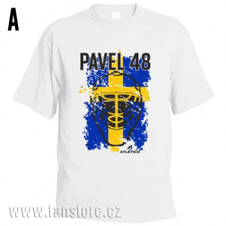 Sportovní tričko Švédsko s hokejovým motivem