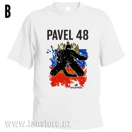 Športové tričko Rusko s hokejovým motívom brankár