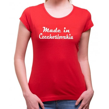 Tričko Made in Czechoslovakia dámské