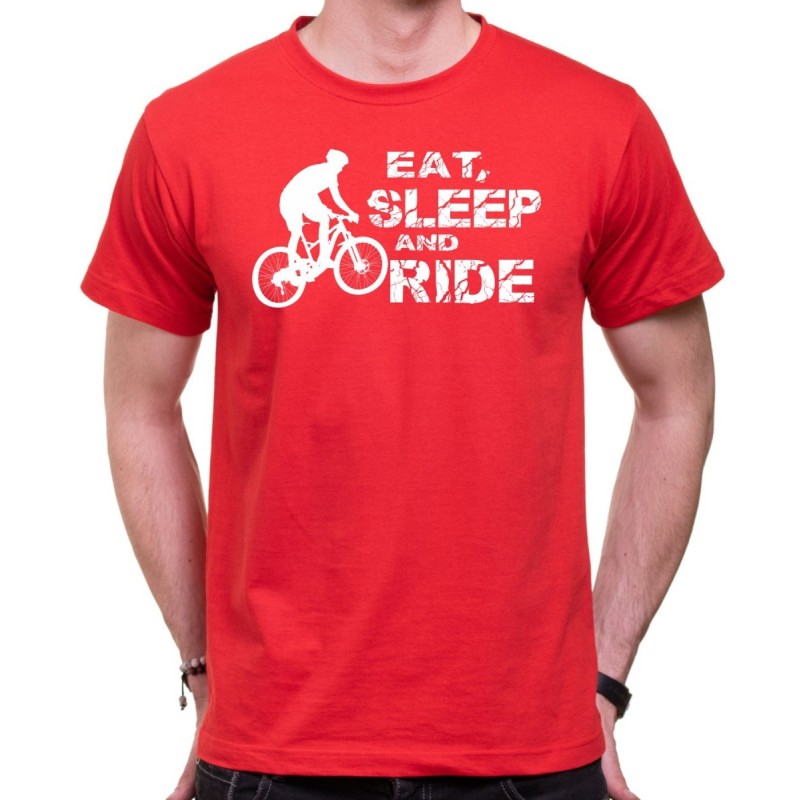Tričko Eat, Sleep and Ride